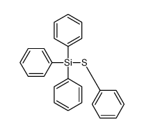 triphenyl(phenylsulfanyl)silane结构式