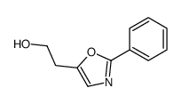 2-(2-phenyl-1,3-oxazol-5-yl)ethanol结构式