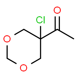 Ketone,5-chloro-5-m-dioxanyl methyl (5CI) Structure
