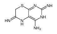 7H-pyrimido[4,5-b][1,4]thiazine-2,4,6-triamine结构式