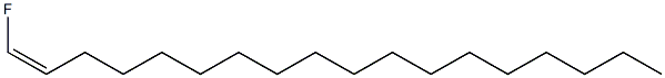 cis-1-fluoro-1-octadecene Structure