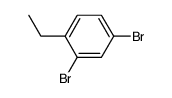 1-ethyl-2,4-dibromo-benzene结构式