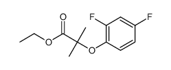 ethyl 2-(2,4-difluorophenoxy)-2-methylpropanoate Structure