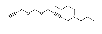 N,N-dibutyl-4-(prop-2-ynoxymethoxy)but-2-yn-1-amine结构式