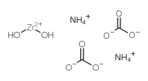 Diammonium bis[carbonato-O]dihydroxyzirconate Structure