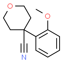 4-(2-Methoxyphenyl)oxane-4-carbonitrile picture