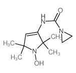 1H-Pyrrol-1-yloxy,3-[(1-aziridinylcarbonyl)amino]-2,5-dihydro-2,2,5,5-tetramethyl- (9CI) picture
