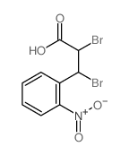 2,3-dibromo-3-(2-nitrophenyl)propanoic acid Structure