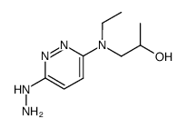 3-[ethyl-(2-hydroxypropyl)amino]-6-hydrazinopyridazine结构式