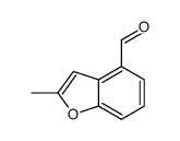 4-Benzofurancarboxaldehyde,2-methyl-结构式