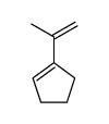 1-(1-Methylethenyl)cyclopentene Structure