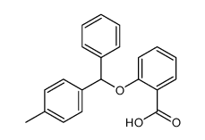 2-[(4-methylphenyl)-phenylmethoxy]benzoic acid Structure