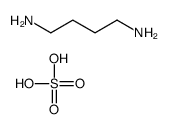 butane-1,4-diamine,sulfuric acid Structure