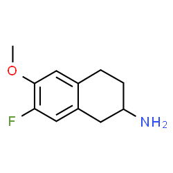 2-Naphthalenamine,7-fluoro-1,2,3,4-tetrahydro-6-methoxy-(9CI) Structure