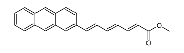 Methyl 7-(2-Anthryl)hepta-2,4,6-trienoate结构式