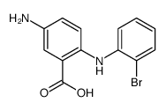 5-amino-2-(2-bromoanilino)benzoic acid结构式