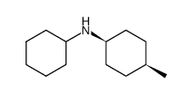 cis-N-cyclohexyl-4-methylcyclohexylamine结构式