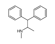 N-methyl-1,1-diphenylpropan-2-amine结构式