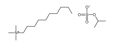 decyltrimethylammonium isopropyl sulphate Structure