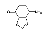 4,5,6,7-tetrahydro-7-oxobenzo[b]-thiophen-4-amine结构式