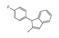 1H-Indene,1-(4-fluorophenyl)-2-methyl-(9CI) structure
