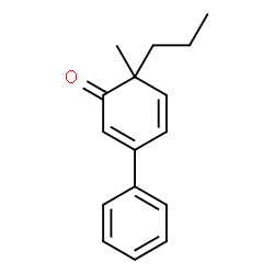 2,4-Cyclohexadien-1-one,6-methyl-3-phenyl-6-propyl-(9CI)结构式