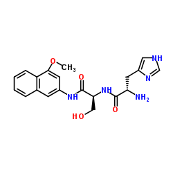 H-His-Ser-4MβNA结构式