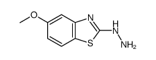 2(3H)-Benzothiazolone,5-methoxy-,hydrazone(9CI)结构式