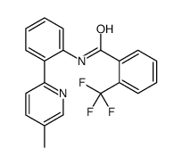 N-[2-(5-methylpyridin-2-yl)phenyl]-2-(trifluoromethyl)benzamide Structure