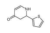 2-thiophen-2-yl-2,3-dihydro-1H-pyridin-4-one Structure