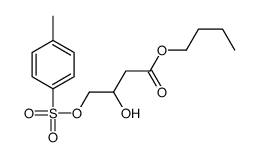 butyl 3-hydroxy-4-(4-methylphenyl)sulfonyloxybutanoate结构式