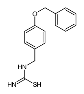 (4-phenylmethoxyphenyl)methylthiourea结构式