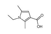 1-ethyl-2,5-dimethyl-1H-pyrrole-3-carboxylic acid(SALTDATA: FREE)结构式