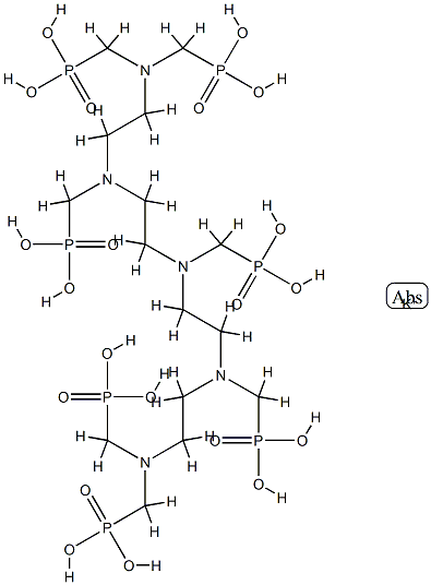 [[(phosphonomethyl)imino]bis[ethylene[(phosphonomethyl)imino]ethylenenitrilobis(methylene)]]tetrakisphosphonic acid, potassium salt结构式