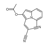 [3-(2,2-dicyanoethenyl)-5-methylindolizin-2-yl] acetate Structure