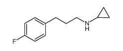 N-cyclopropyl-3-(4-fluorophenyl)propylamine结构式