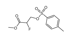 Methyl 2-Fluoro-3-(4-toluenesulfonyloxy)propanoate结构式