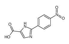 2-(4-nitro-phenyl)-1(3)H-imidazole-4-carboxylic acid结构式