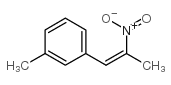 1-methyl-3-(2-nitroprop-1-enyl)benzene structure