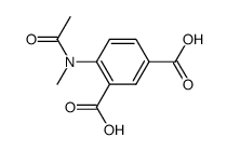 4-(acetyl-methyl-amino)-isophthalic acid Structure