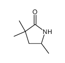 3,3,5-trimethyl-pyrrolidin-2-one Structure