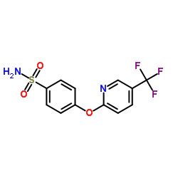 4-{[5-(Trifluoromethyl)-2-pyridinyl]oxy}benzenesulfonamide结构式