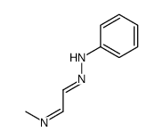 N-(2-methyliminoethylideneamino)aniline结构式