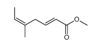 methyl 5-methylhepta-2,5-dienoate结构式