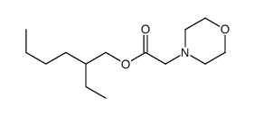 2-ethylhexyl 2-morpholin-4-ylacetate Structure