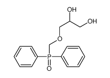3-(diphenylphosphorylmethoxy)propane-1,2-diol结构式