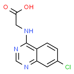 (7-CHLORO-QUINAZOLIN-4-YLAMINO)-ACETIC ACID Structure