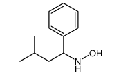 N-(3-methyl-1-phenylbutyl)hydroxylamine结构式