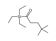 4,4-dimethyl-1-triethylsilylpentan-1-one结构式