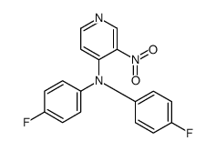 N,N-bis(4-fluorophenyl)-3-nitropyridin-4-amine Structure